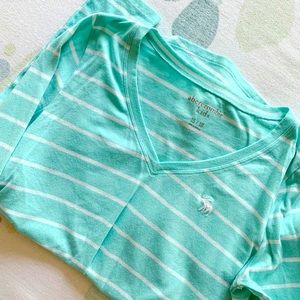 Abercrombie Green Long Sleeve Tee